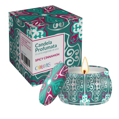 COLORS CANDELA SPICY CINNAMON CANNELLA - Luckyfarma.it