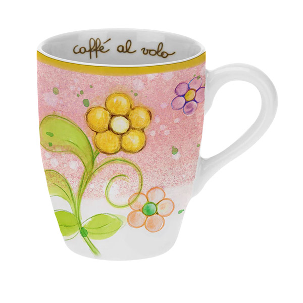 MUG FIORI ROSA - Luckyfarma.it