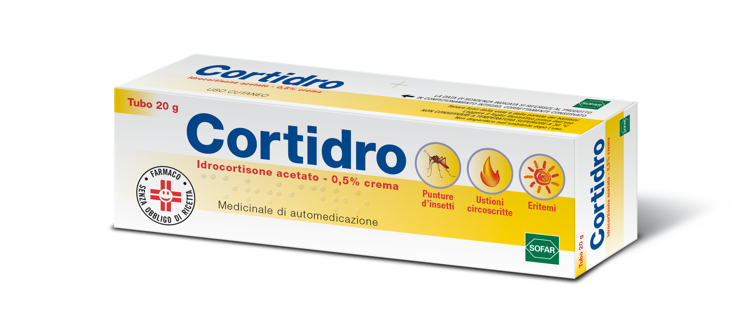 CORTIDRO*CREMA 20G 0,5% - Luckyfarma.it