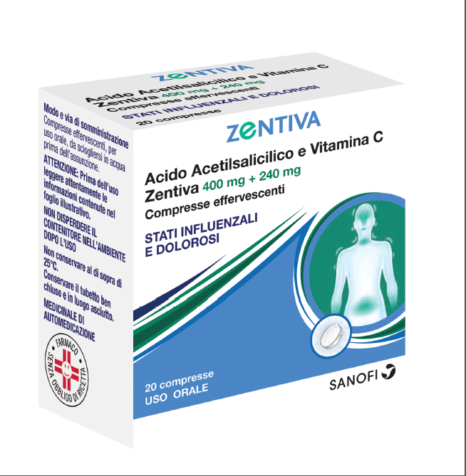 ACIDO ACETILS VIT C ZEN*20CPR - Luckyfarma.it