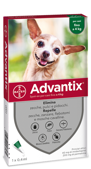 ADVANTIX SPOT ON*1PIP 0-4KG - Luckyfarma.it
