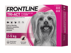 FRONTLINE TRI-ACT*6PIP 2-5KG - Luckyfarma.it