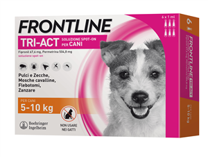 FRONTLINE TRI-ACT*6PIP 5-10KG - Luckyfarma.it