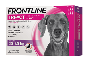 FRONTLINE TRI-ACT*6PIP 20-40KG - Luckyfarma.it
