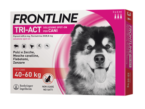 FRONTLINE TRI-ACT*3PIP 40-60KG - Luckyfarma.it