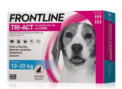 FRONTLINE TRI-ACT*3PIP 10-20KG - Luckyfarma.it