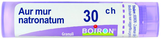 AURUM MURIATICUM NATR 30CH GRANULI - Luckyfarma.it