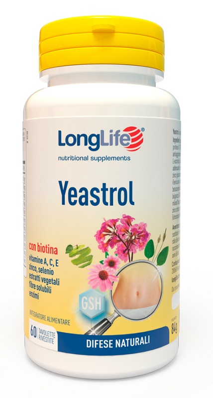 LONGLIFE YEASTROL 60 TAVOLETTE - Luckyfarma.it