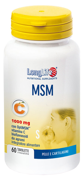 LONGLIFE MSM 1000 MG 60 TAVOLETTE - Luckyfarma.it