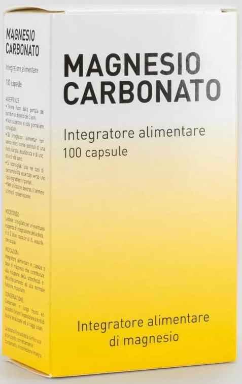 MAGNESIO CARBONATO 100 CAPSULE - Luckyfarma.it