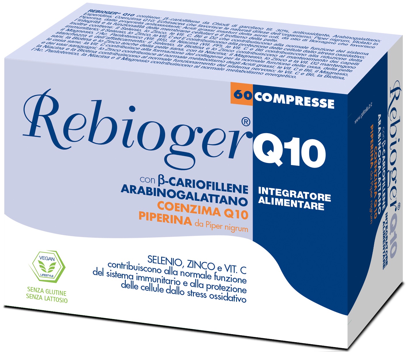 REBIOGER Q10 60 COMPRESSE - Luckyfarma.it