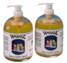 L'AMANDE MARSEILLE SAPOBNE LIQUIDO VEGETALE OLII ESSENZIALI 500 ML - Luckyfarma.it