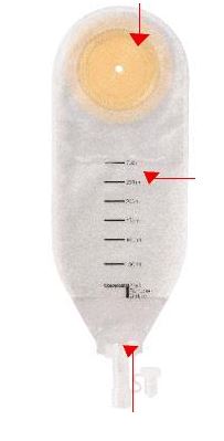 SACCA PER DRENAGGIO DELLE FERITE STERILE COLOPLAST CAPACITA' MINI 100ML 10 PEZZI ARTICOLO 2210 - Luckyfarma.it