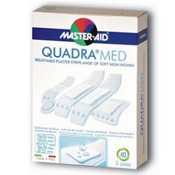 CEROTTO MASTER-AID QUADRA DERMOATTIVO FORMATI ASSORTITI 40 PEZZI - Luckyfarma.it