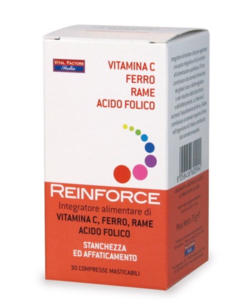 REINFORCE FERRO + VITAMINA C + RAME + ACIDO FOLICO - Luckyfarma.it