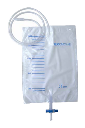 SACCA DI DRENAGGIO LETTO PER INCONTINENZA 2000ML IN PVC CON VALVOLA DI NON RITORNO E SCARICO CON TUBO DI RACCORDO 90CM 30 PEZZI RIUTILIZZABILE - Luckyfarma.it