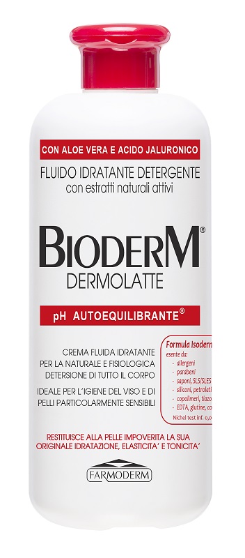 BIODERM DERMOLATTE CREMA FLUIDA 500 ML - Luckyfarma.it