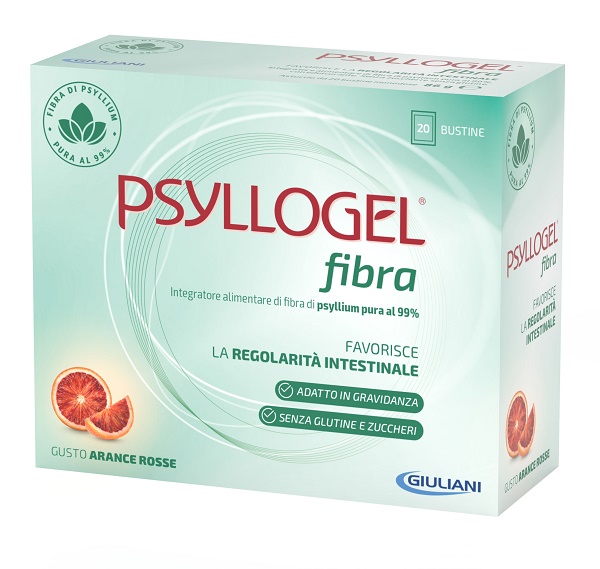 PSYLLOGEL FIBRA ARANCE ROSSE 20 BUSTINE - Luckyfarma.it