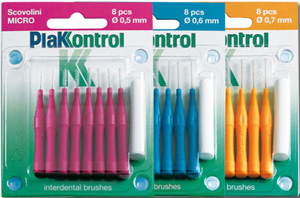 PLAKKONTROL SCOVOLINO CON MANICO MIDI 0,7 8 PEZZI - Luckyfarma.it