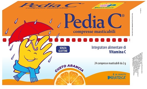 PEDIA C ARANCIA 24 COMPRESSE MASTICABILI - Luckyfarma.it