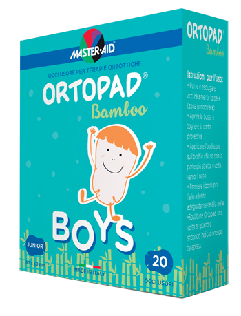 CEROTTO OCULARE PER ORTOTTICA ORTOPAD BOYS 5X6,7 CM 20 PEZZI - Luckyfarma.it
