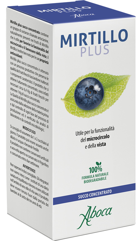 MIRTILLO PLUS SUCCO CONCENTRATO 100 ML - Luckyfarma.it