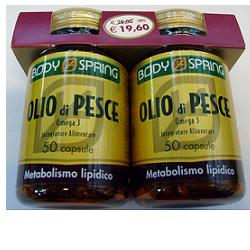 BODY SPRING OLIO DI PESCE OMEGA 3 CONFEZIONE BIPACK - Luckyfarma.it