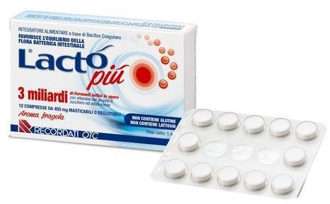 LACTO PIU 3 MILIARDI 12 COMPRESSE - Luckyfarma.it