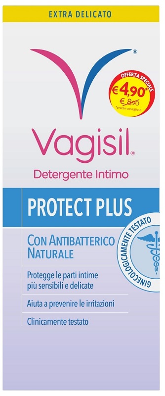 VAGISIL DETERGENTE INTIMO PROTECT PLUS 250 ML - Luckyfarma.it