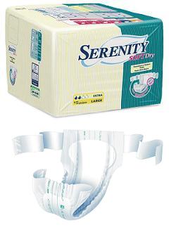 PANNOLONE PER INCONTINENZA SERENITY VESTE SD FORMATO SUPER TAGLIA LARGE 15 PEZZI - Luckyfarma.it