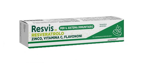 RESVIS XR ALFASIGMA 20 COMPRESSE EFFERVESCENTI DA 4 G - Luckyfarma.it