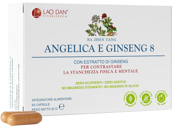 ANGELICA E GINSENG 8 60 COMPRESSE IN BLISTER - Luckyfarma.it