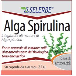 SPIRULINA ALGA ESTRATTO SECCO TITOLATO 50 CAPSULE - Luckyfarma.it