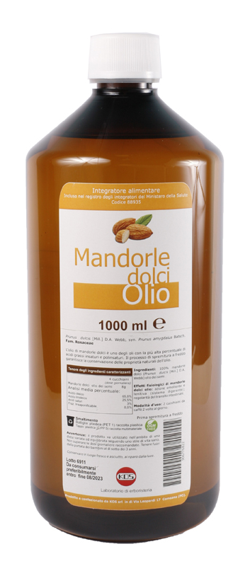 MANDORLE DOLCI OLIO 1000 ML - Luckyfarma.it