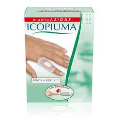 BENDA ICOPIUMA A COMPRESSIONE FISIOLOGICA RETE DITO CAL 1 1 PEZZO CON APPLICATORE - Luckyfarma.it