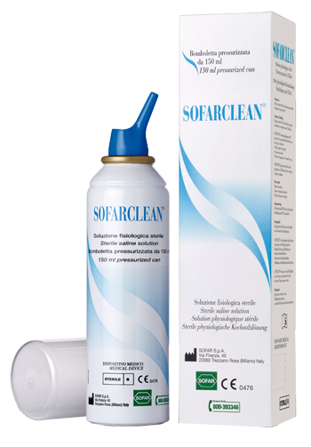 SOLUZIONE FISIOLOGICA SOFARCLEAN 150ML IN BOMBOLETTA PRESSURIZZATA - Luckyfarma.it