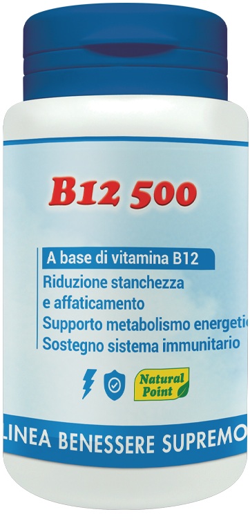 B12 500 CIANOCOBALAMINA 100 CAPSULE VEGETALI - Luckyfarma.it
