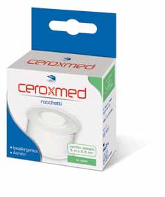 CEROTTO ADESIVO IN ROCCHETTO CEROXMED IN SETA AERATO IPOALLERGENICO BIANCO 500X2,5 CM 1 PEZZO - Luckyfarma.it