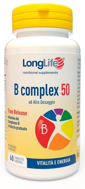 LONGLIFE B COMPLEX 50 T/R 60 TAVOLETTE - Luckyfarma.it