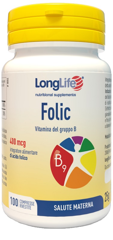 LONGLIFE FOLIC 400 MCG 100 COMPRESSE - Luckyfarma.it