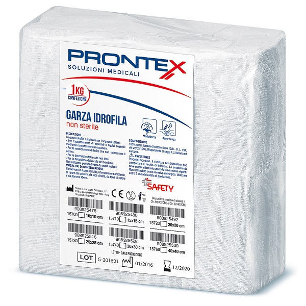 PRONTEX GARZA 25X25CM 1KG - Luckyfarma.it
