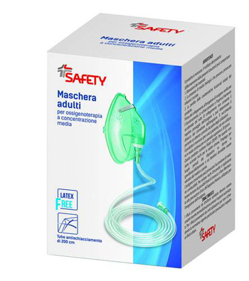 MASCHERA PER OSSIGENOTERAPIA CON TUBO 200CM - Luckyfarma.it