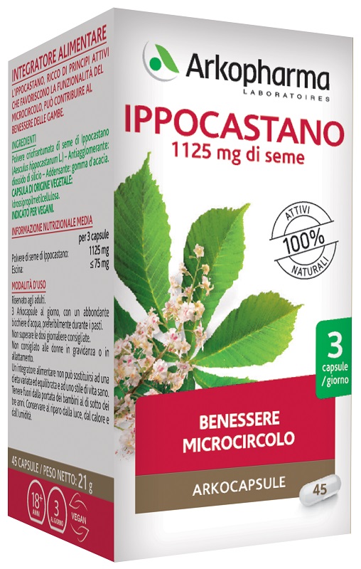 ARKO CAPSULE IPPOCASTANO 45 CAPSULE - Luckyfarma.it