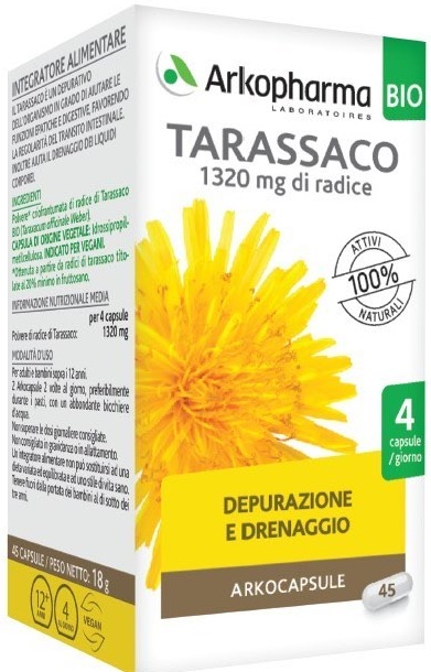 ARKO CAPSULE TARASSACO 45 CAPSULE - Luckyfarma.it