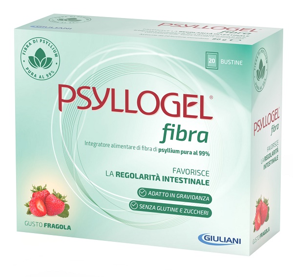PSYLLOGEL FIBRA FRAGOLA 20 BUSTINE - Luckyfarma.it