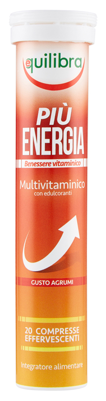 PIU' ENERGIA 20 COMPRESSE EFFERVESCENTI 90 G - Luckyfarma.it
