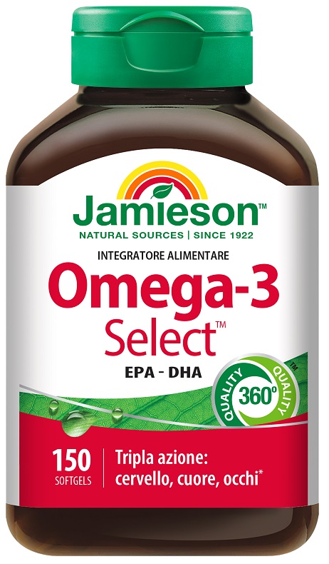 OMEGA-3 SELECT JAMIESON 150 PERLE - Luckyfarma.it