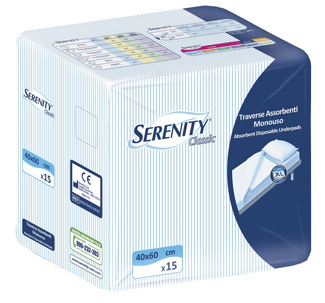 TRAVERSA SALVAMATERASSO SERENITYCLASSIC  XL MISURA 60X90CM 30 PEZZI - Luckyfarma.it
