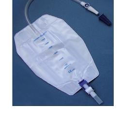 SACCA DI DRENAGGIO DA GAMBA PER INCONTINENZA A TRE CAMERE COMFORT 500CC A BASSO PROFILO IN PVC LATO IN PELLE RICOPERTO DI TESSUTO NON TESSUTO SENZA PUNTO DI PRELIEVO 45CM 8 PEZZI - Luckyfarma.it