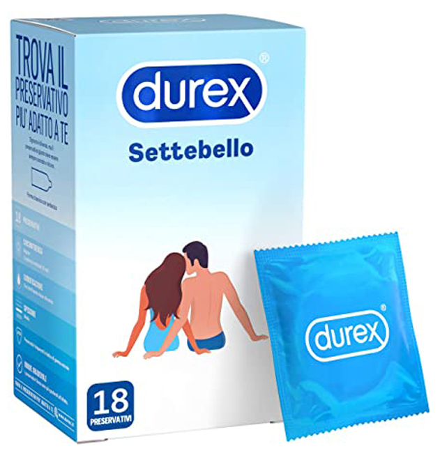 PROFILATTICO DUREX SETTEBELLO CLASSICO 18 PEZZI - Luckyfarma.it